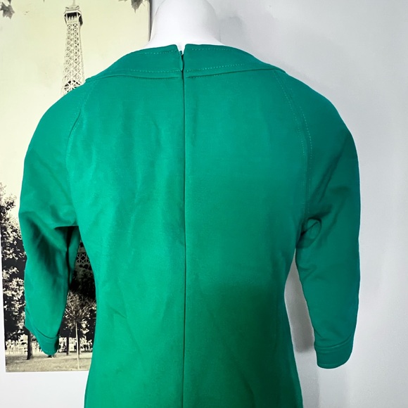 Talbots Teal Long Sleeve Top with Gold Button - Picture 4 of 9